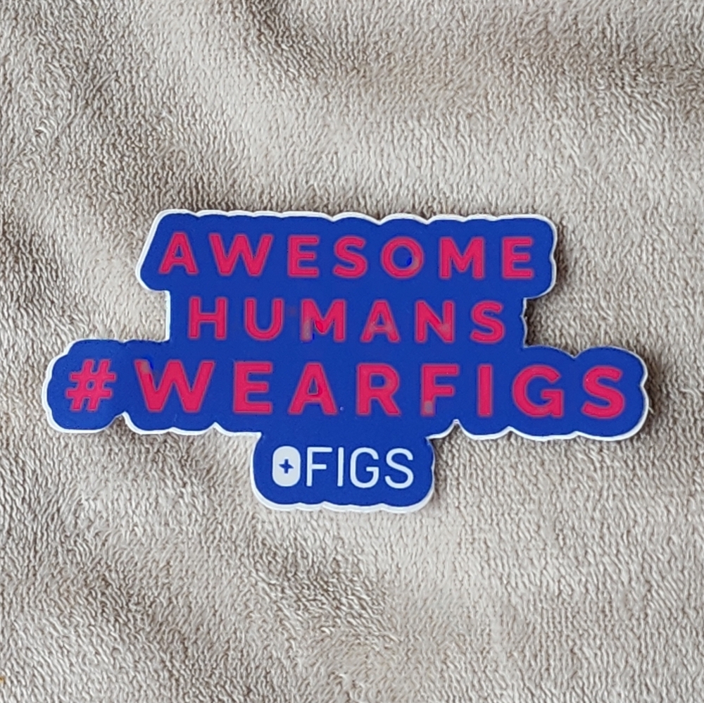 FIGS Stickers - Awesome Humans #Wearfigs